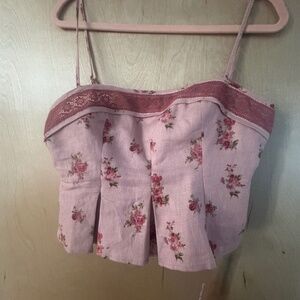 Reformation Meryl Linen Top